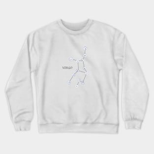 Virgo Zodiac horoscope Constellation Sticker flower Crewneck Sweatshirt